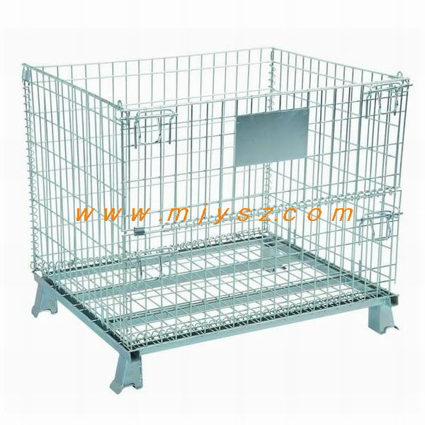 MJYI-R07 storage cage zinc plated wire mesh container