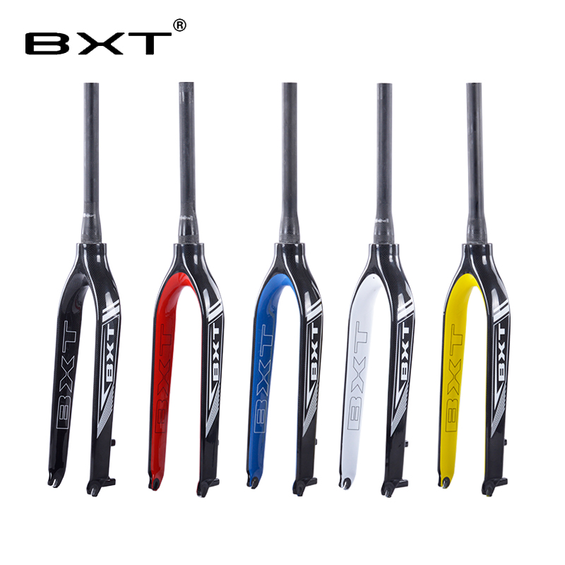 2020 MTB углеродная вилка 29er BXT горный DH Велосипедная вилка Bicicletas Жесткий горный велосипед коническая 9 мм Велосипедная вилка