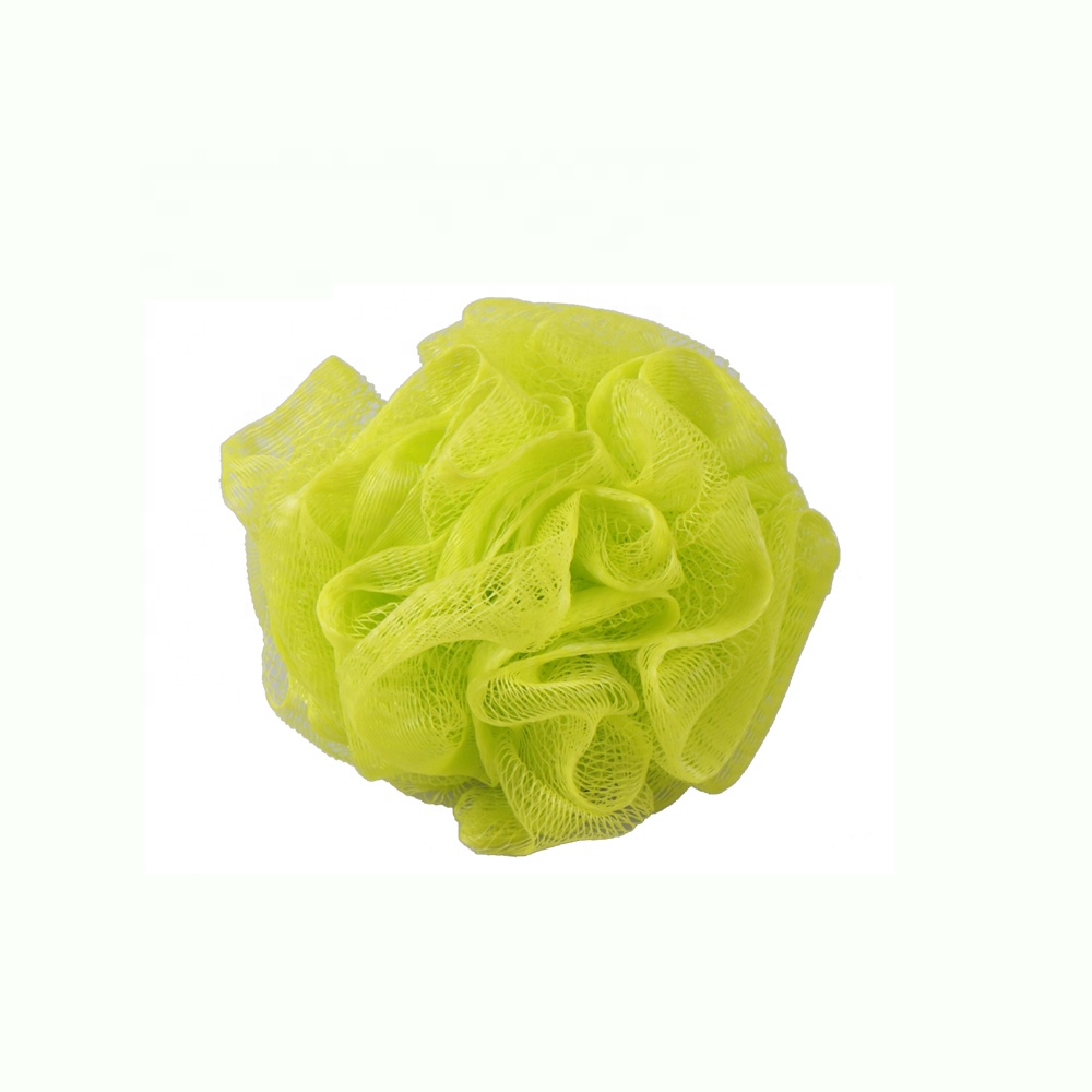 Wholesale mesh style ball bath shower pouf body bath sponge bath pouf