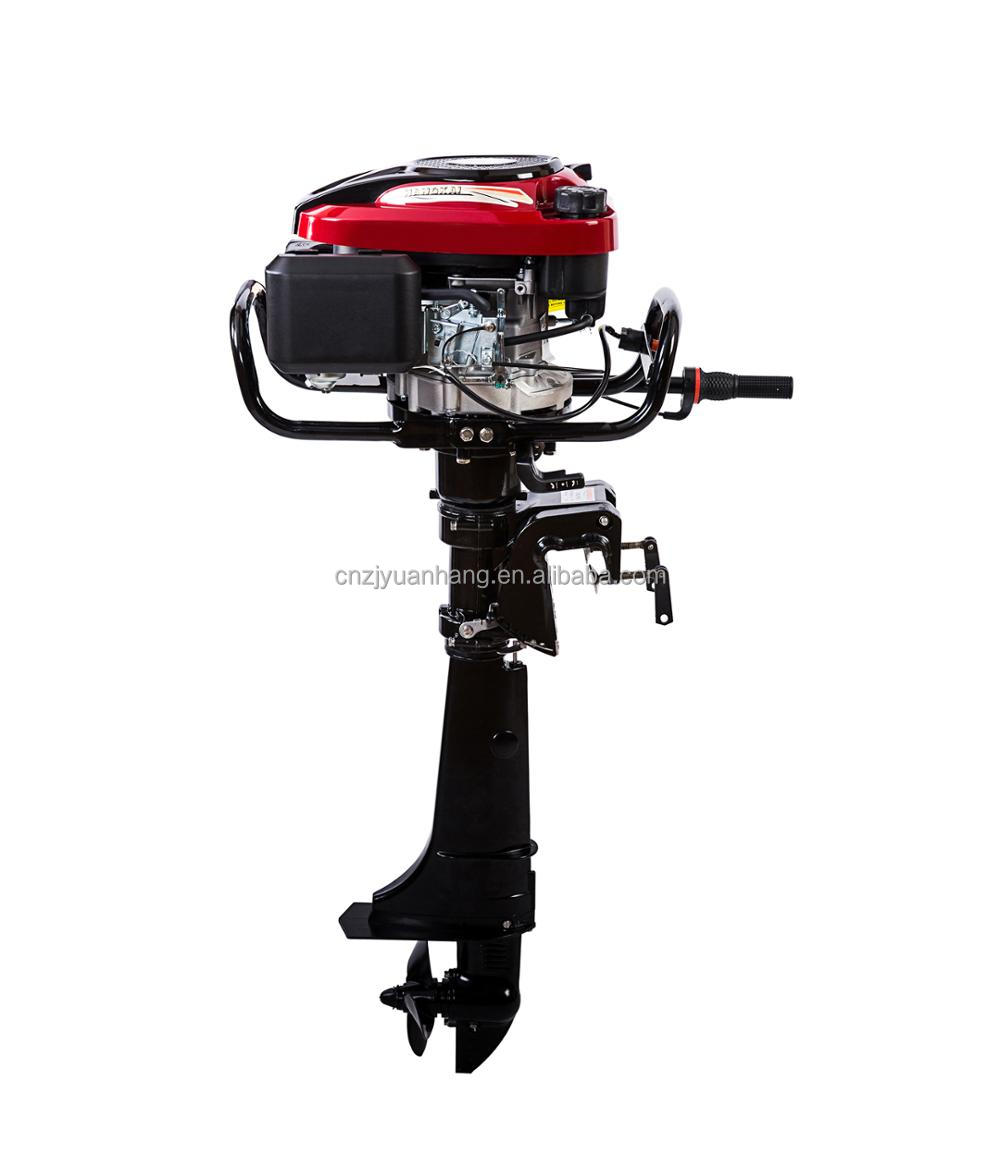 С воздушным охлаждением 7.0hp 4 тактный длинный вал подвесной двигатель моторная лодка HANGKAI