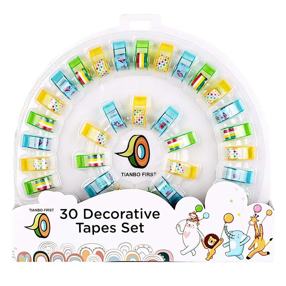 Deluxe Декоративные ленты Комплект с милой диспенсер 30 упак.