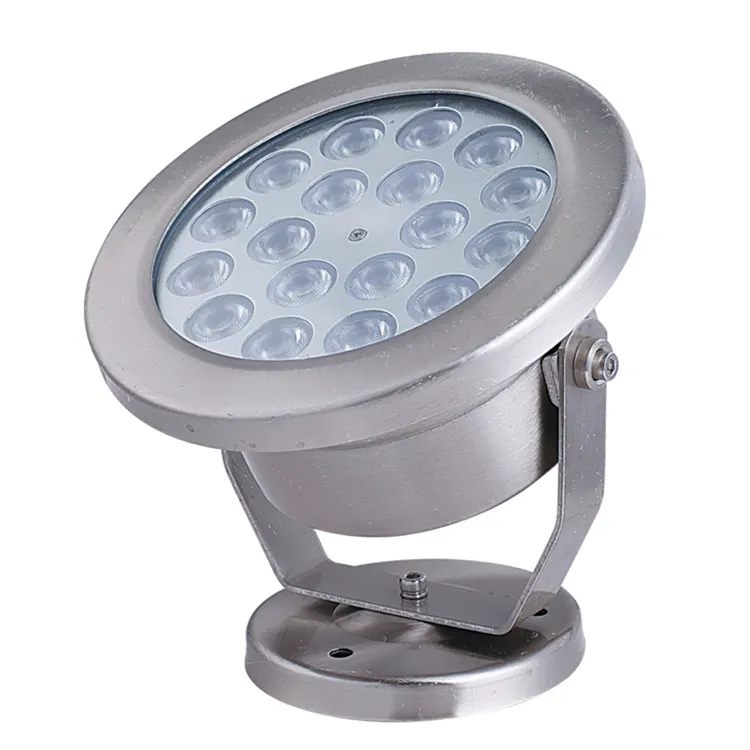 Ip68 Waterproof 24V 15W 6W Ce Rohs Single Color Stainless Steel Mini Underwater Pool lamp Led Fountain Light
