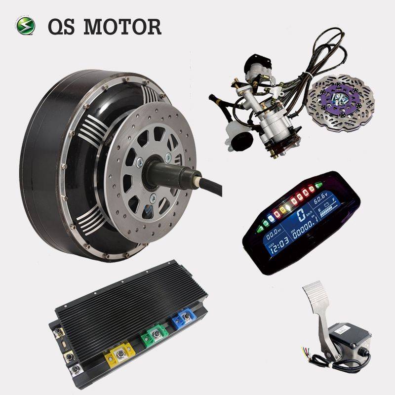 QSMOTOR 6000 Вт 273 45H V3 BLDC бесщеточный Электрический мотор-втулка для автомобиля с Kelly 7250H
