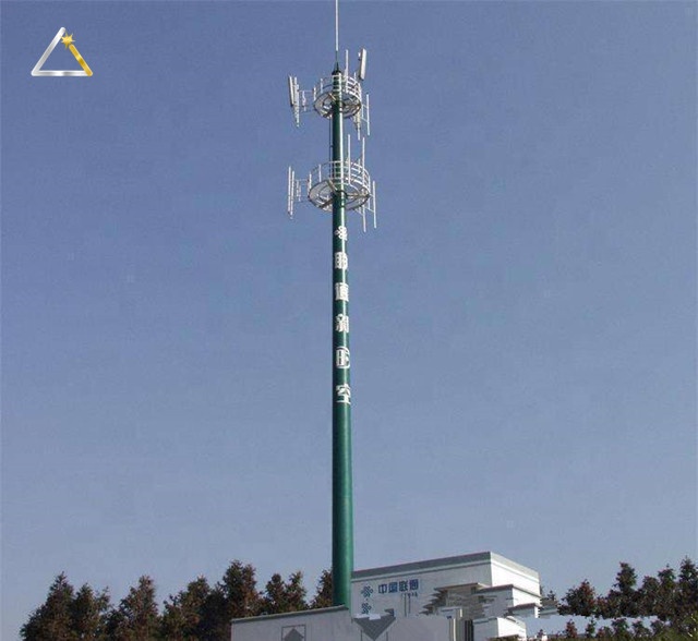 Телекоммуникационная стальная многоугольная решетчатая башня с электрической передачей