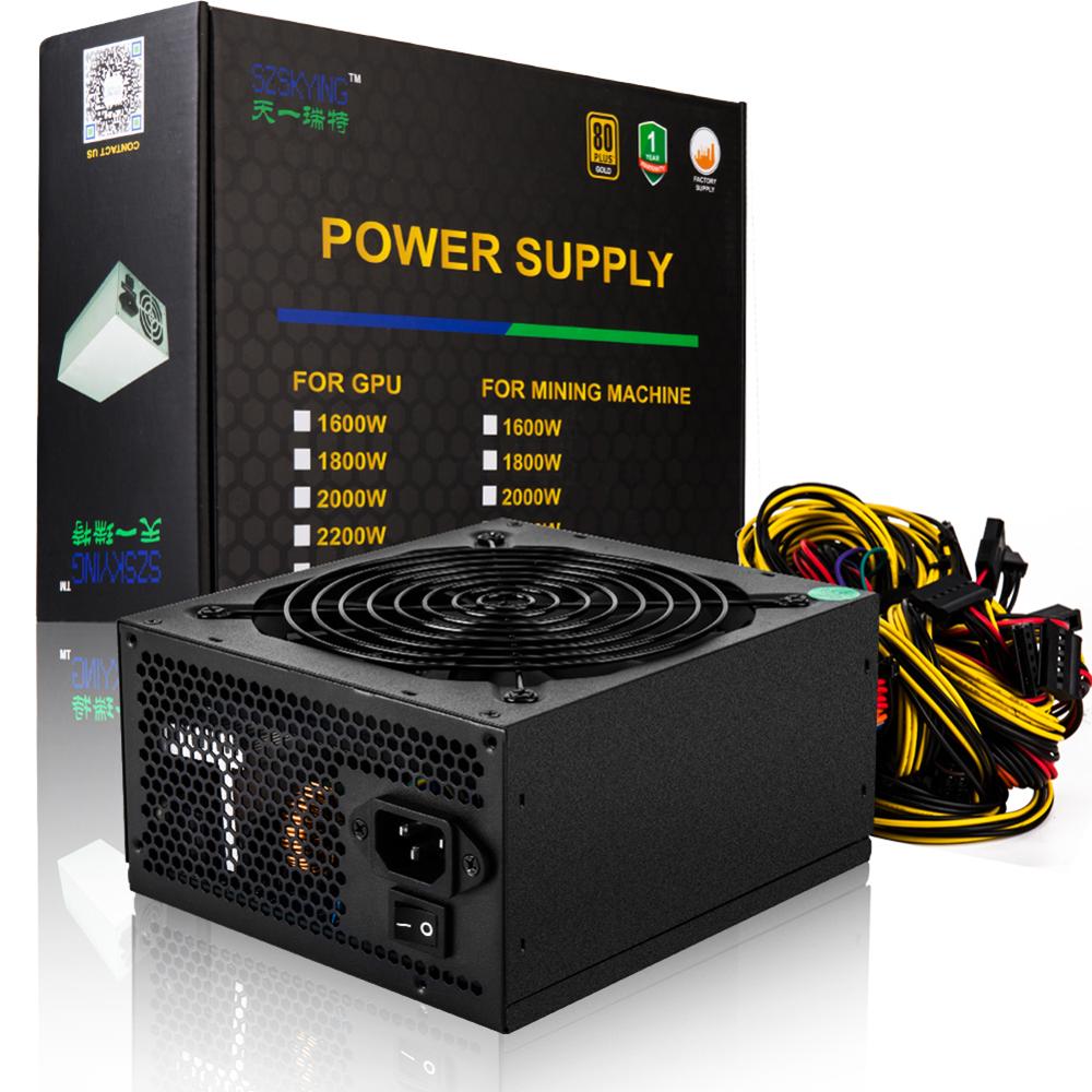 Блок питания для сервера майнинга GPU 1800 Вт, блок питания для 6 GPU Rig Ethereum Bitcoin