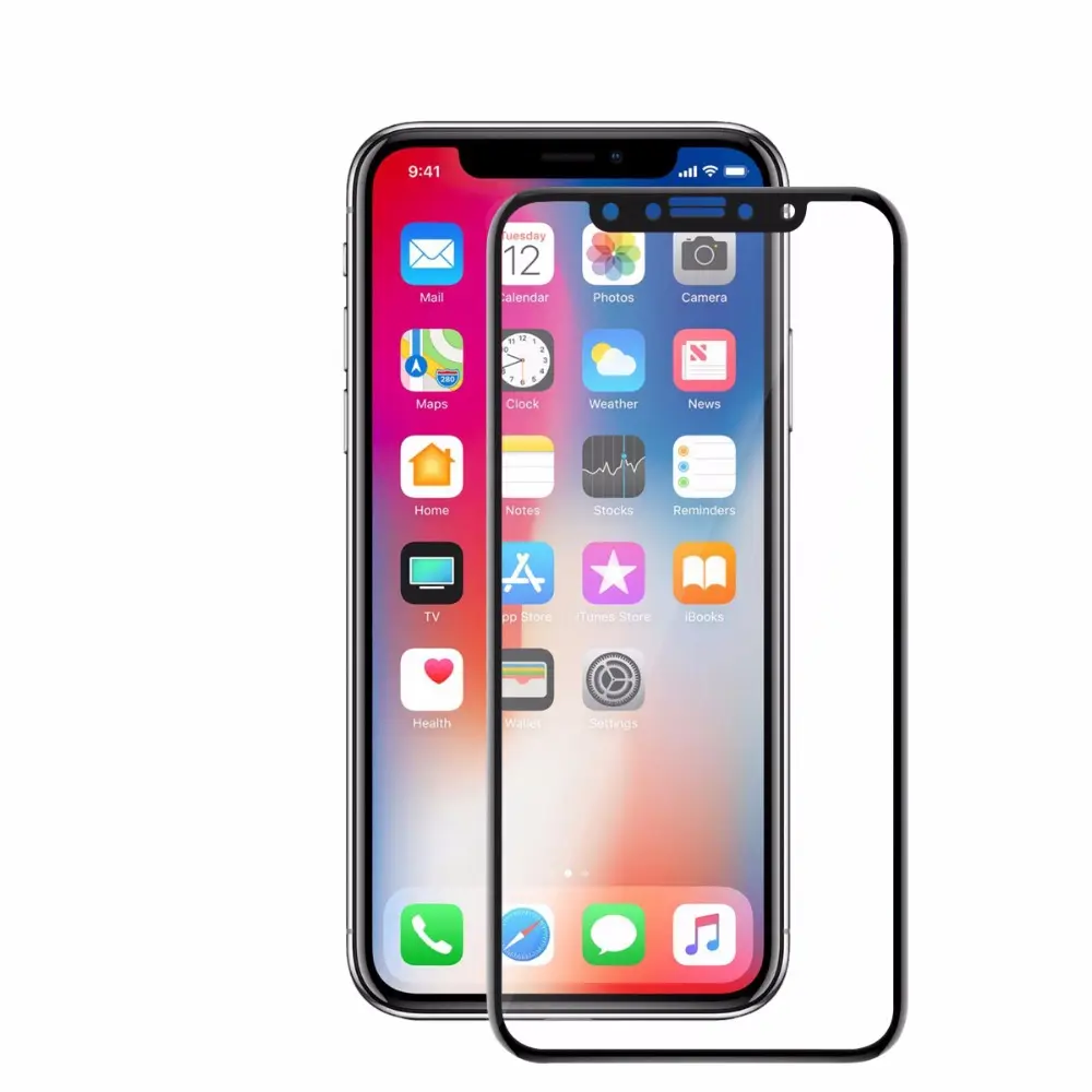 Завод питания закаленное стекло Screen Protector Для iPhone X мобильный закаленное стекло