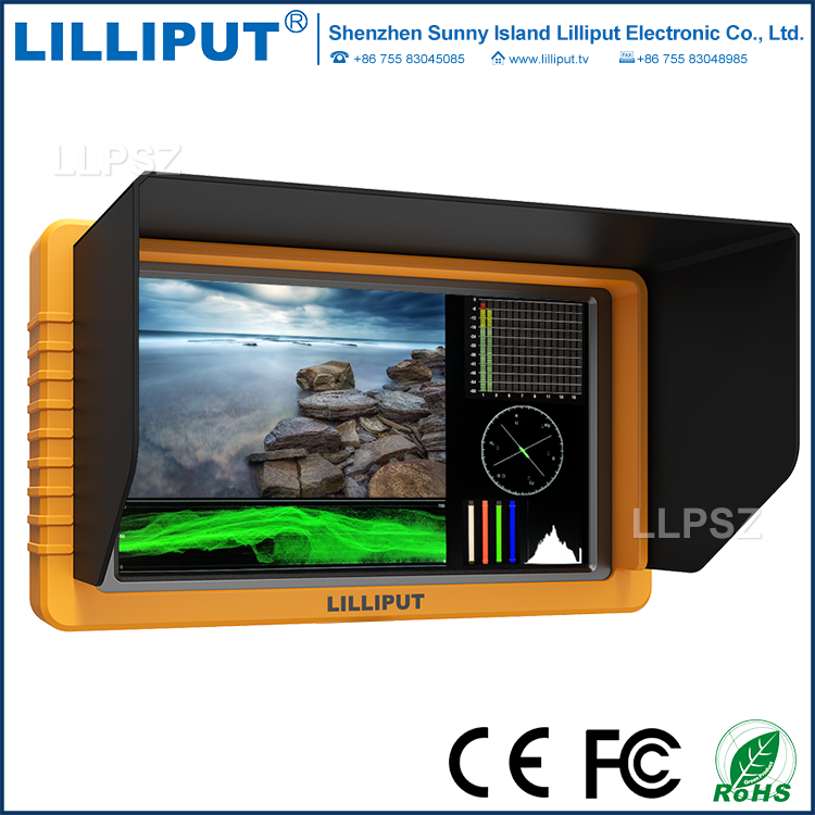 5,5 дюймовый DC 7-24V входное напряжение Lilliput Q5 HD SDI монитор