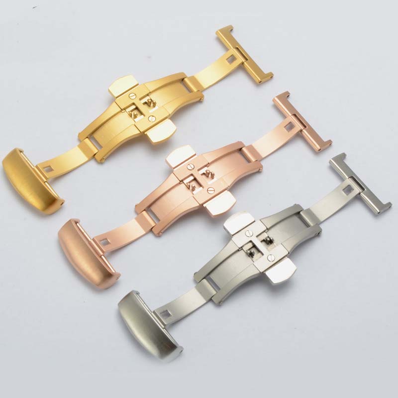 Stainless Steel Butterfly Clasp For Watch Band Accessories
