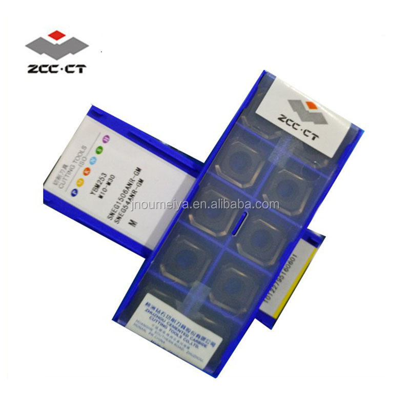 Китай, оптовая продажа, ZCC.CT, Индексируемые фрезерные Вставки zhuzhou, карбидные вставки SNEG1506ANR-GM YBM253