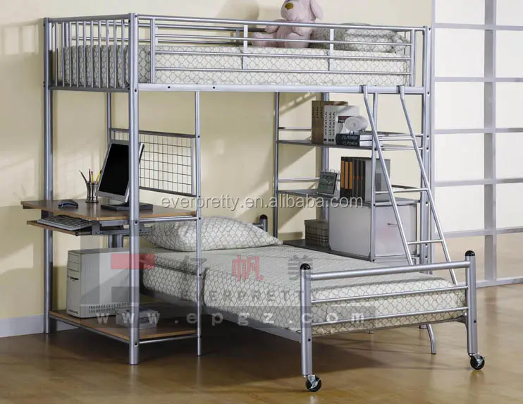 Standard Youth Hostel Steel Double Bunk Beds for Sale