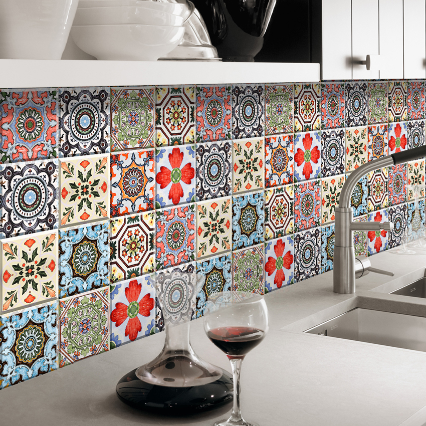 ZTBO-007 waterproof tile sticker for home decor