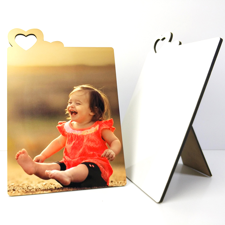 Top quality Sublimation MDF wooden Photo Frame with great sublimation coating