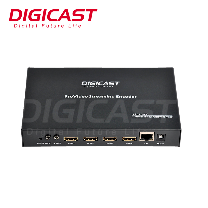 DTVANE 1080P 8-канальный H264 IP-кодировщик для потоковой передачи видео IPTV RTMP RTSP HLS M3U8 кодировщик для видео для прямого эфира ТВ-медиа сервера