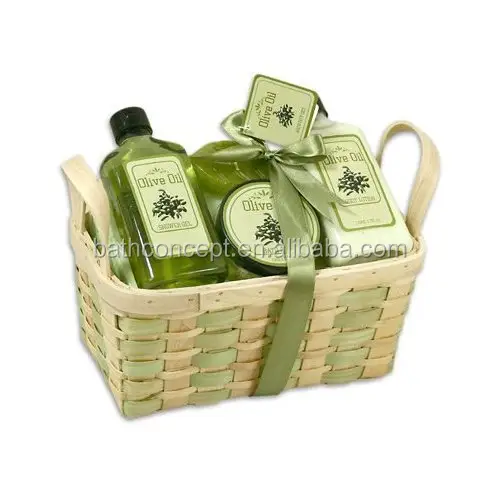 custom bath gift spa basket set private label