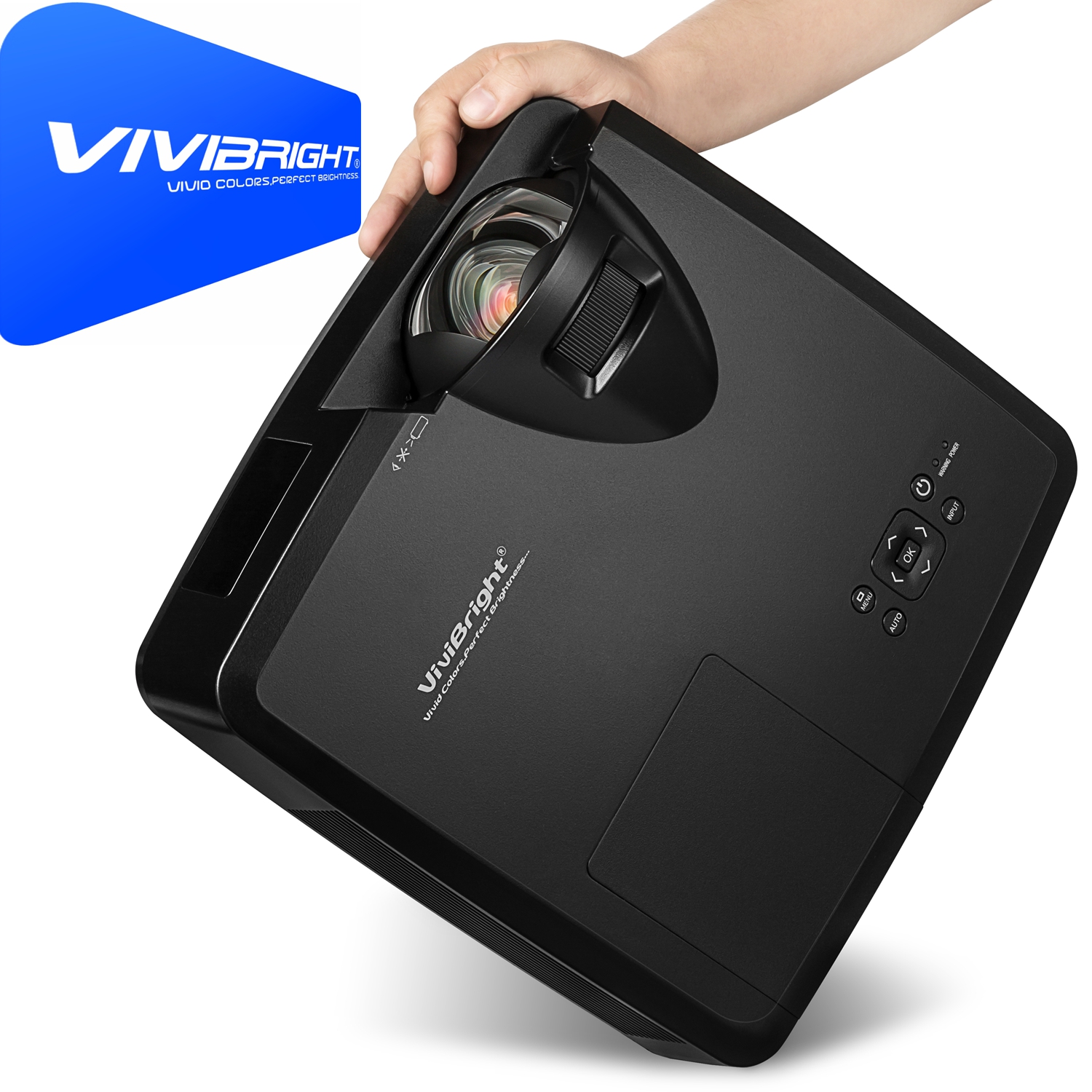 Высококачественный ультракороткий проектор 1080P, VIVIBRIGHT PRX570ST, 3800 люмен, топ мультимедийный интерактивный проектор