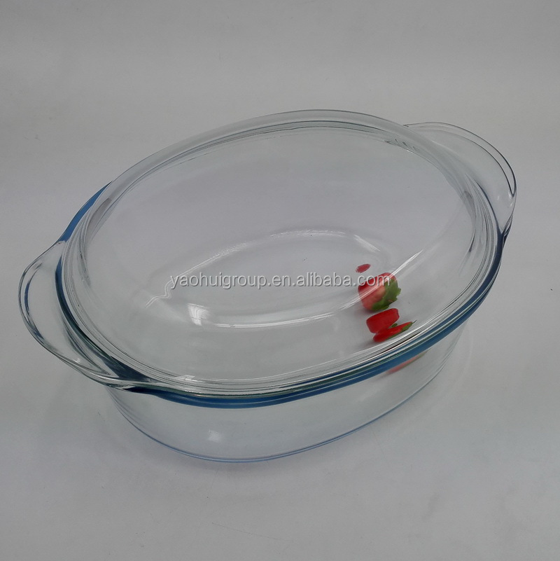 Термостойкая чаша Pyrex со стеклянной крышкой