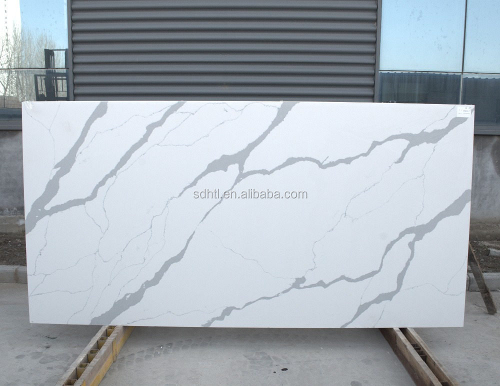Китай происхождения кварцевый камень завод питания мрамор как Calacatta Carrara белый кварцевый камень плиты для кухонных столешниц