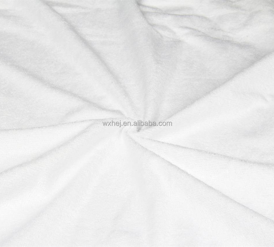 Wholesale Soft Cotton Terry Towel Laminated Fabric for Making Waterproof Mattress Protector