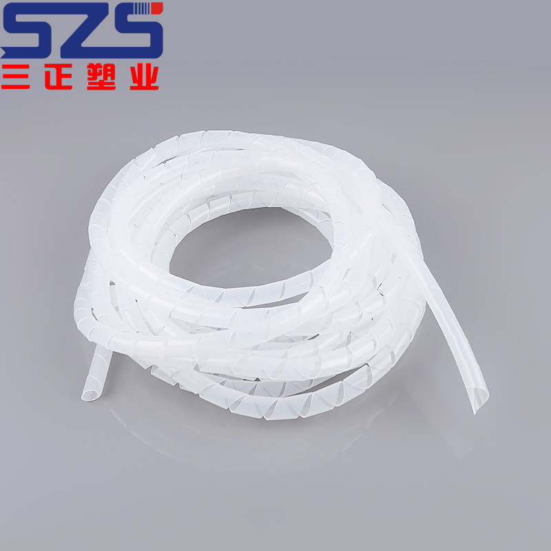 Free Sample Good Quality Transparent Wire Spiral Wrapping Band Black Coloured