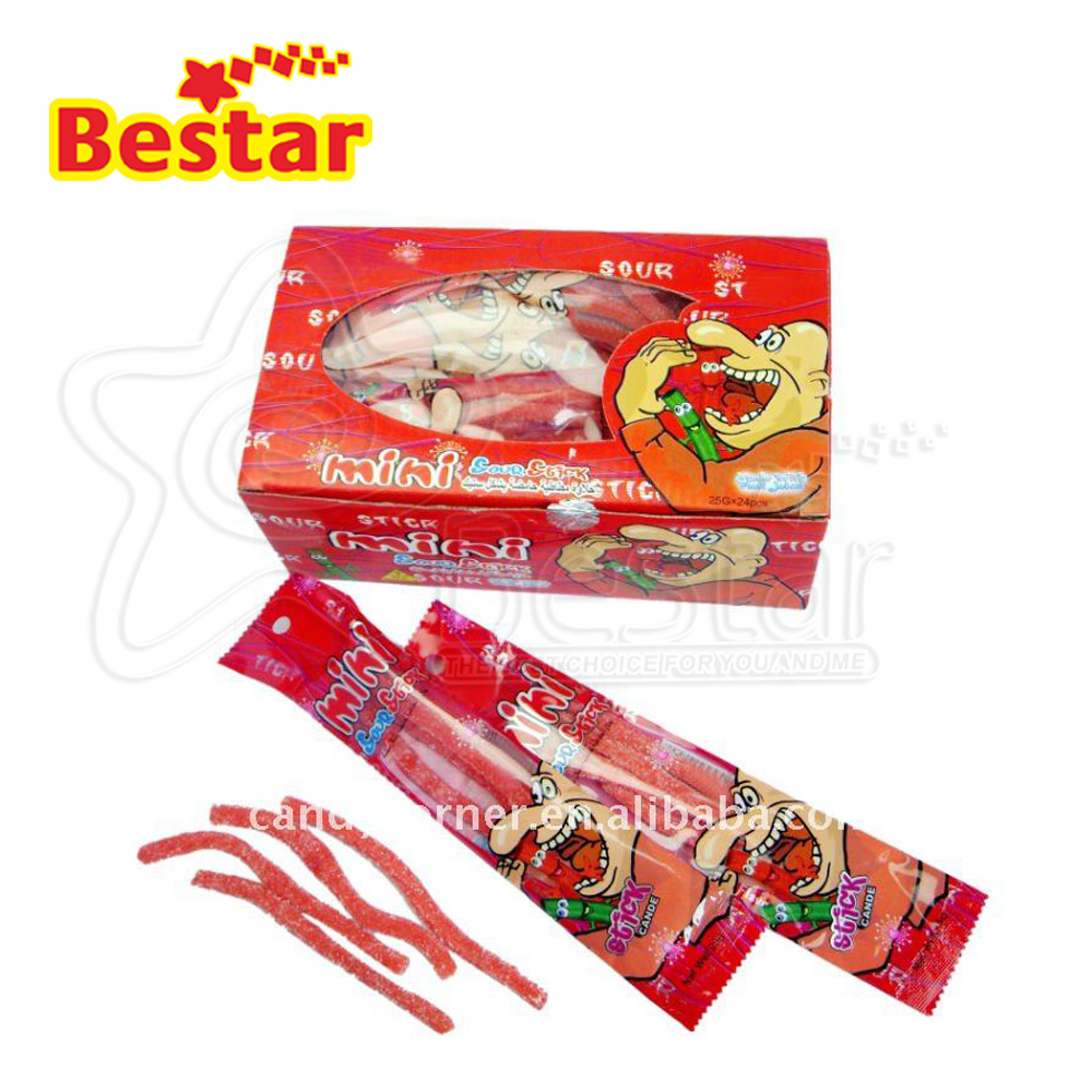 sour stick jelly candy