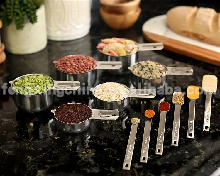 Amazon Top Seller 12Pcs Measuring Cup And Spoon Set