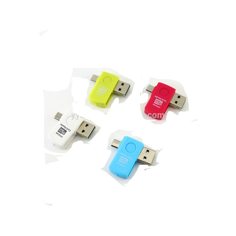 OTG адаптер прямоугольник USB SD Card Reader