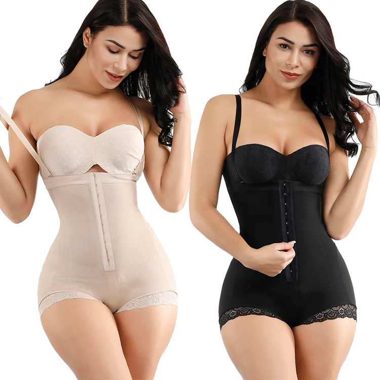 Adjustable Hooks Women Lose Weight Body Shaper Full High Waist Tummy Control Women Shapewear