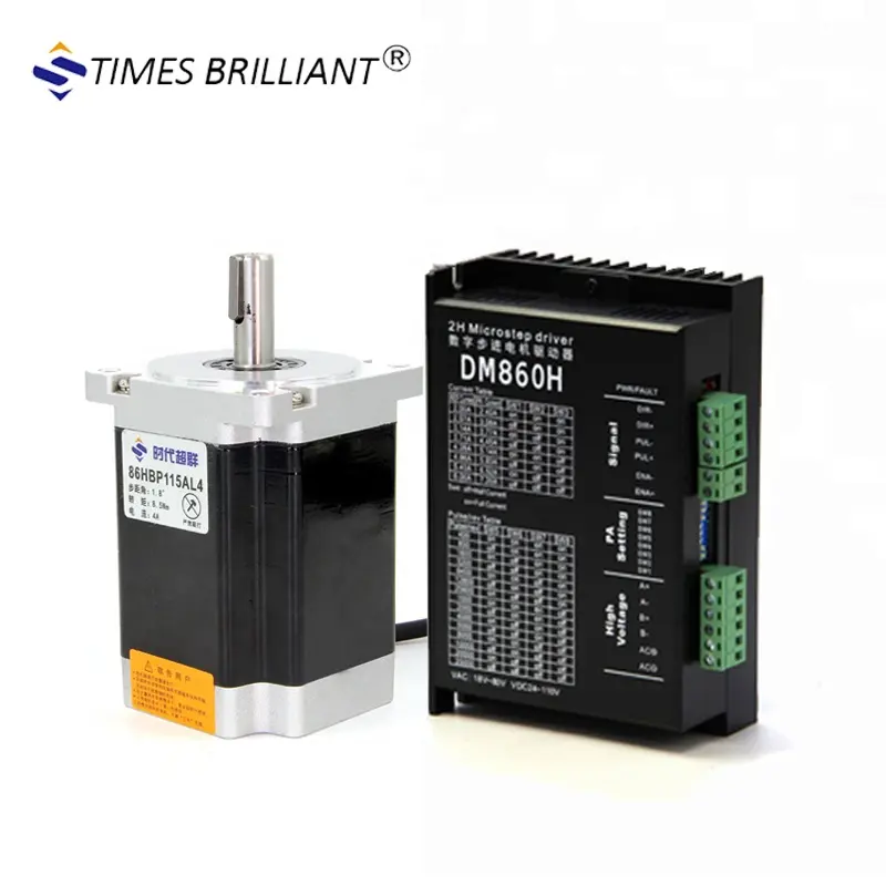 China factory 8.5NM High torque 2 phase hybride Nema34 Stepper Motor and driver for cnc kit