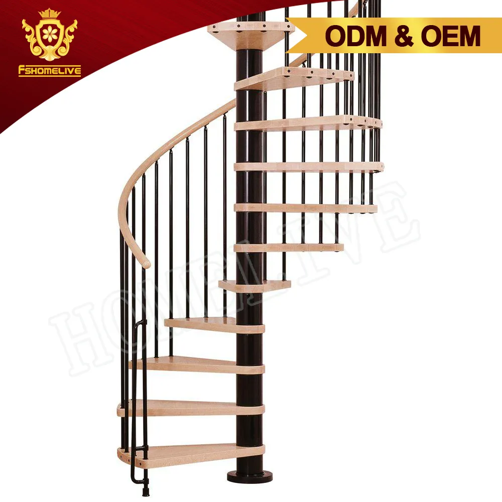 Cheap Buy Open Plan Standard Staircase Types Of Beautiful Commercial Shop Mezzanine 8 9 10 12 15 Ft Helical Spiral Staircase