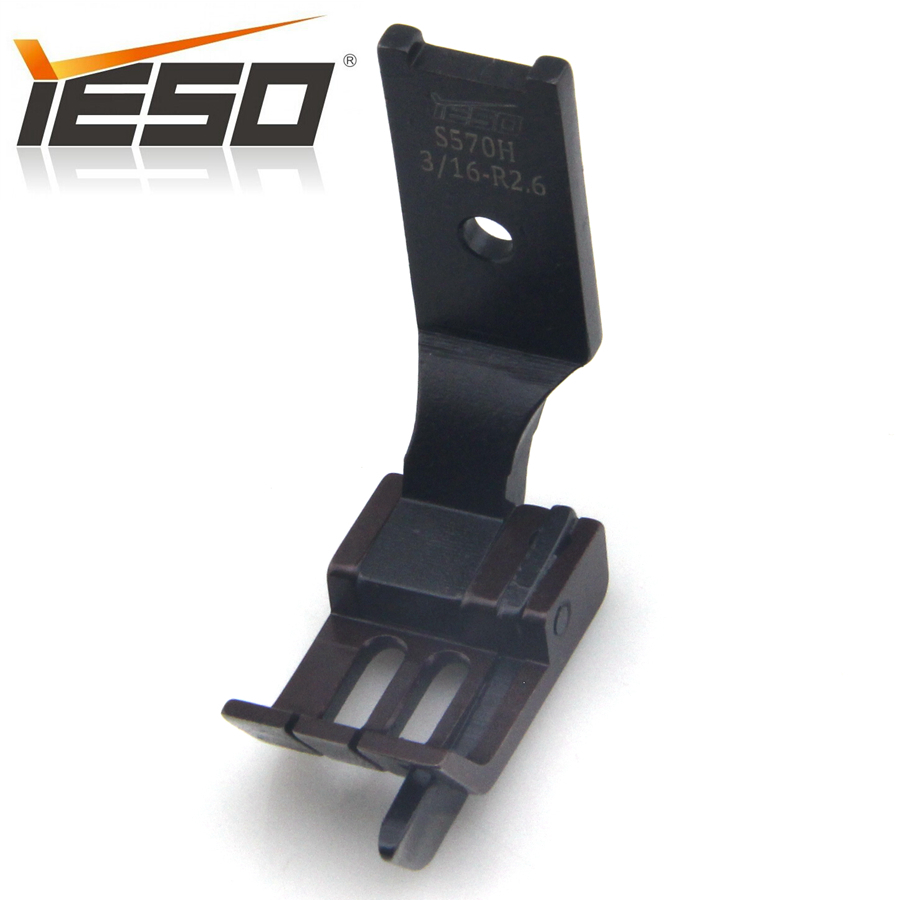 Прижимная лапка S570H с направляющей, двойная игла, детали для промышленных швейных машин, Швейные аксессуары, швейные детали