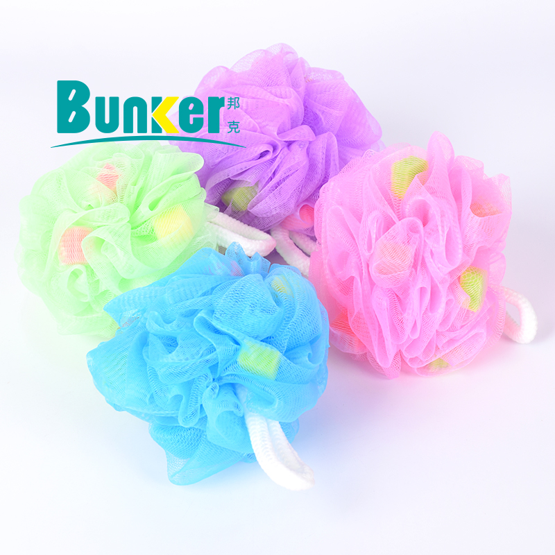 Большая мягкая губка для душа, пуф для ванны Loofahs, сетчатый нейлоновый шар, отшелушивающая щетка, скрубберы