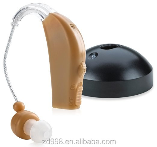 2017 New Product Rechargeable Hearing Aids BTE Mini Headphone