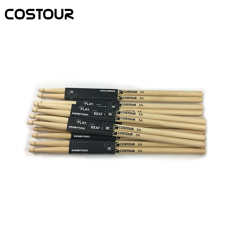 5A 7A Premium Maple  Drumsticks Drum stick Child Adult Practice Drum Stick