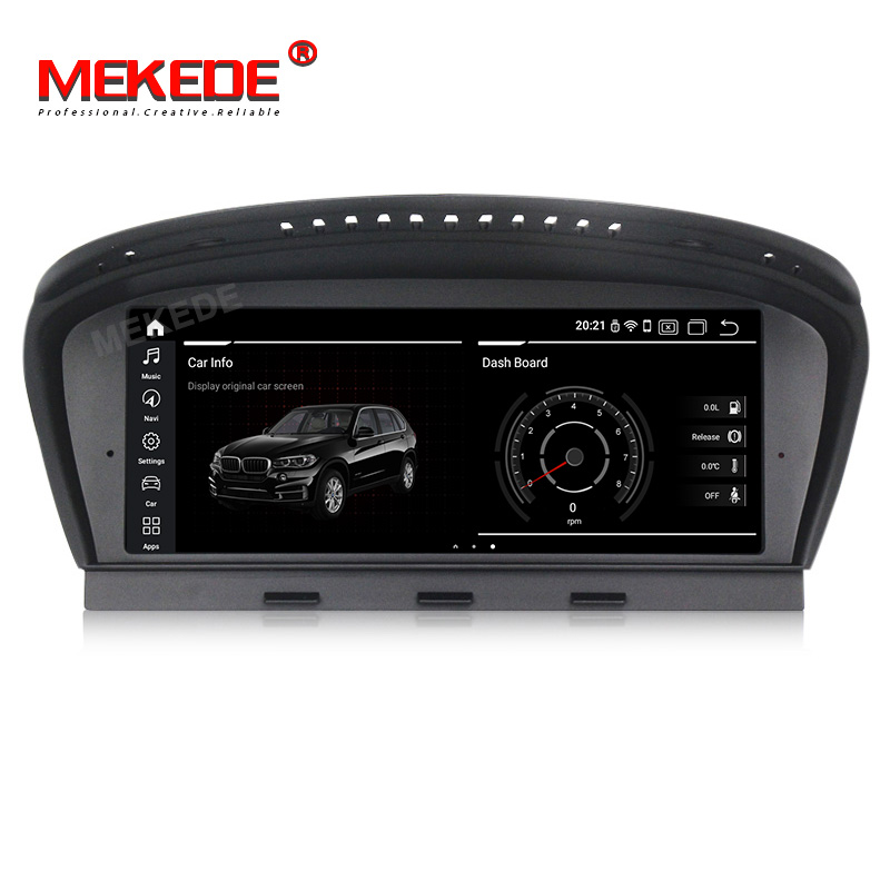 Автомобильный DVD-плеер MEKEDE, IPS-плеер на Android 8,8, восемь ядер, экран 10,0 дюйма, 4 Гб + 64 ГБ, для BMW 5 Series, E60, E61, E63, E64, 3 series, E90, E91, E92, 4G, LTE
