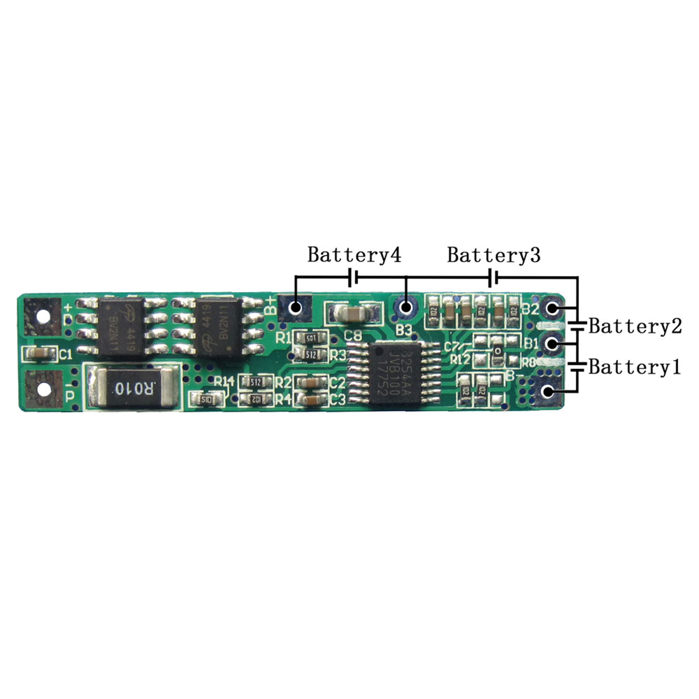 Стабилизатор напряжения pcb/pcm/bms модуль LWS-4S4A-025T(4S)