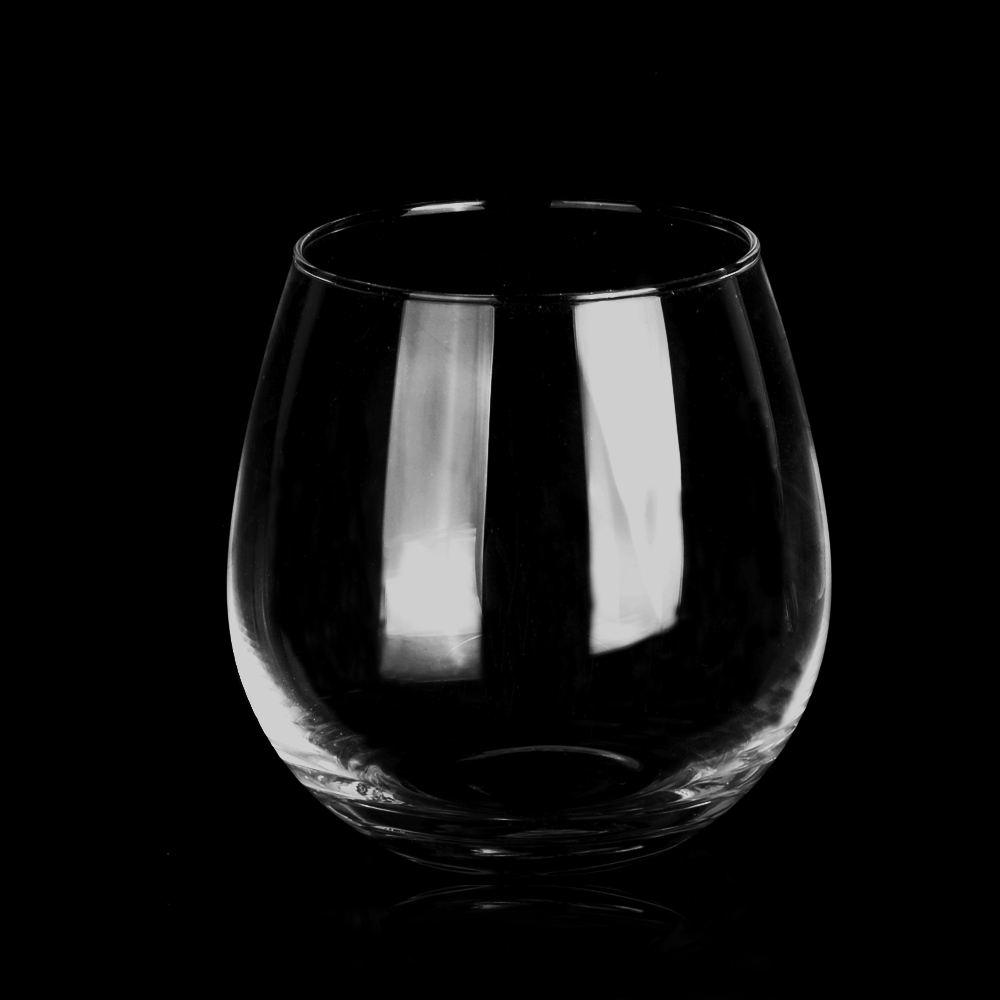 15 унц. Ясно stemless бокал красного вина стекла