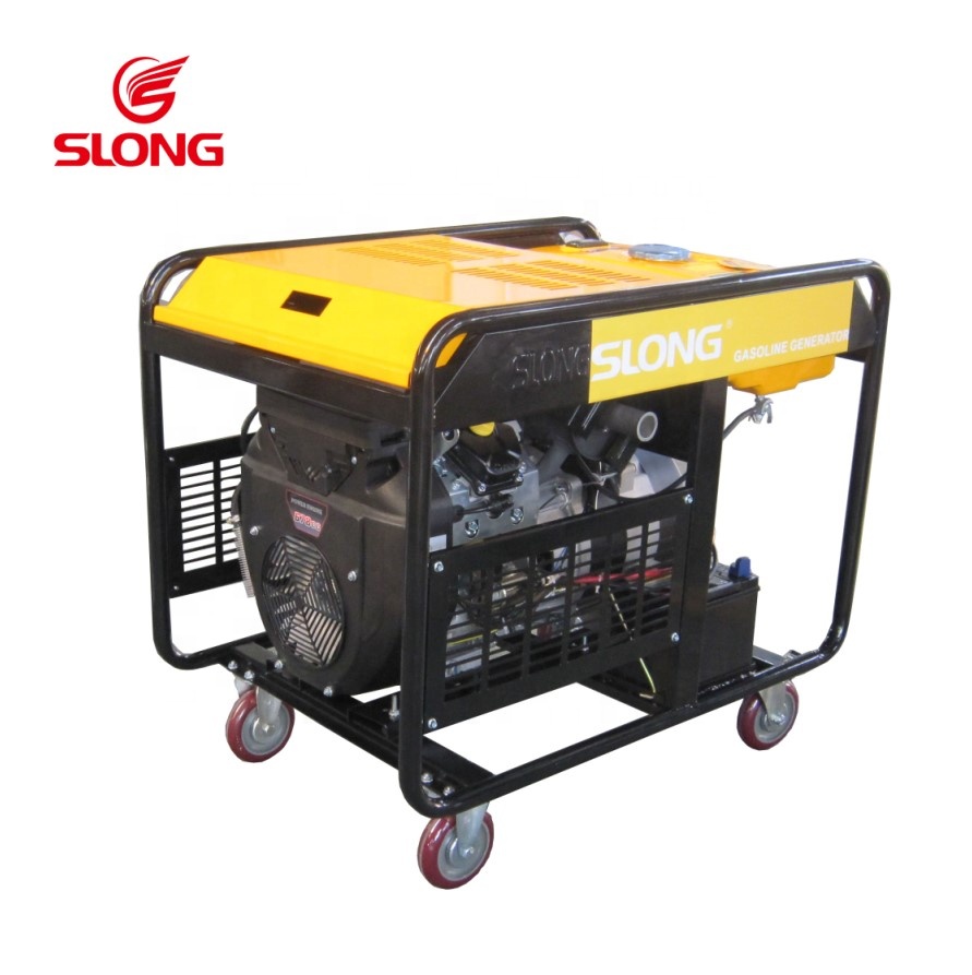 Длинный бренд 10 ква generatorgenerator twin цилиндр 2V78 двигатель электрический старт 8500 Вт бензиновый генератор