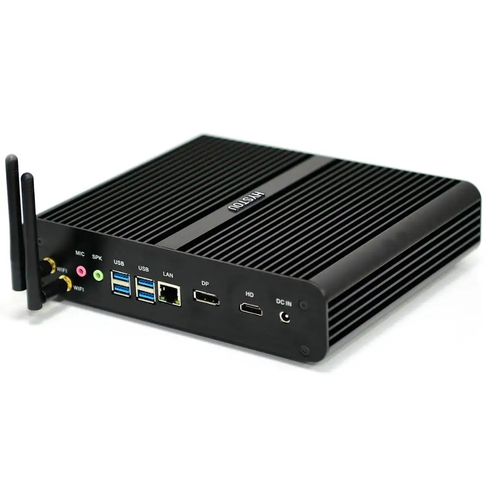 Карманный ПК Intel Core i7 7500U без кулера, максимальный 32 Гб ОЗУ, Windows 10, Linux HTPC TV Box UHD 4K, микро настольный компьютер