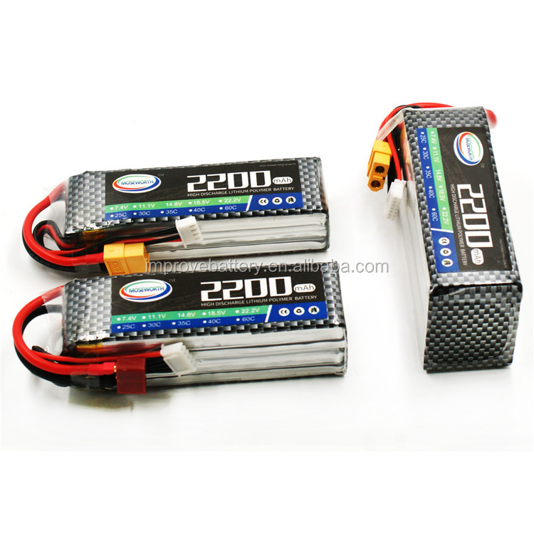 hunger promotion 11.1v rc lipo battery 3s 2200mah 35c rc lipo battery