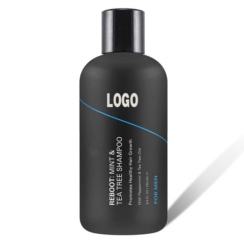 Private Label мята и чай дерево волос рост шампунь для мужчин