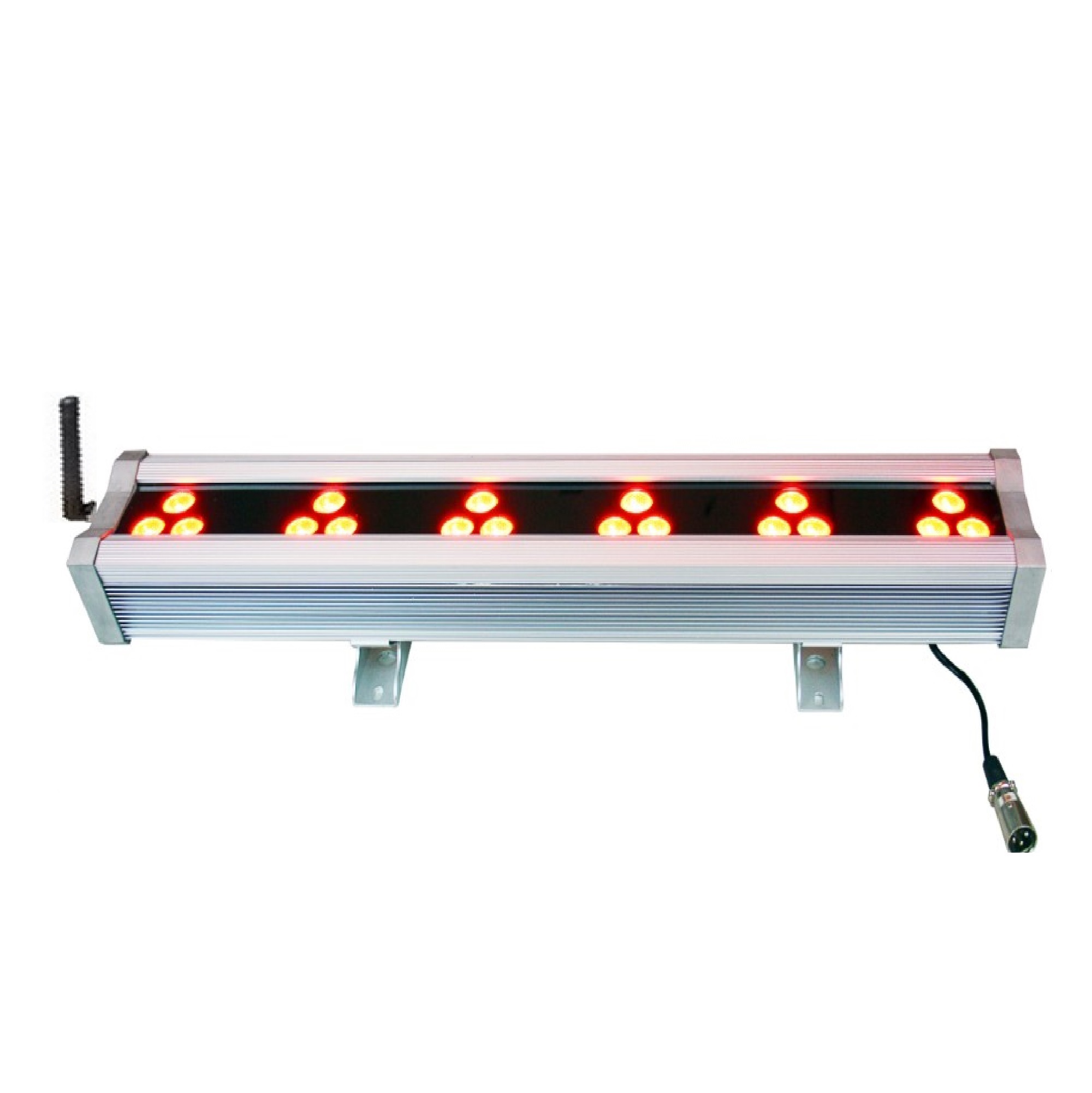 Диммируемая DMX512 600 мм 54 Вт RGB 3in 1 Светодиодная настенная шайба AC100-240V с 3 лет гарантии