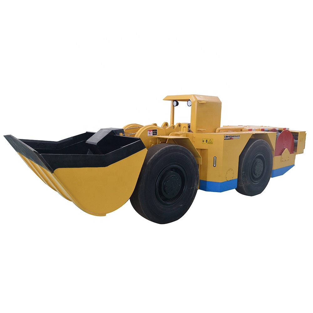 Hydraulic tunnel electric underground scoop
