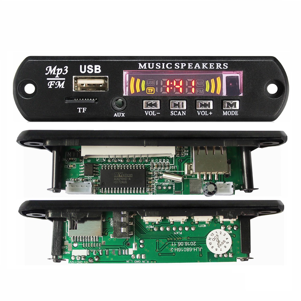 Автомобильная аудиоплата usb mp3 плеера, 5 в постоянного тока, плата mp3 музыкального плеера