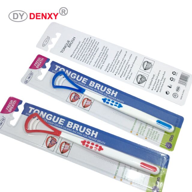 Denxy стоматологический уход за полостью рта пластиковый взрослый стоматологический очиститель языка/cepillo de lengua скребок для языка