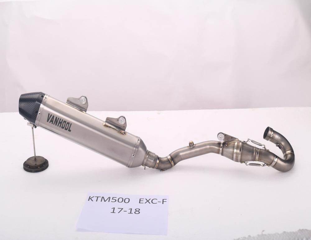 KTM500 EXC-F 2017 ~ 2018 Байк внедорожных мотоциклов Титановая Выхлопная глушитель выхлопной трубы системы