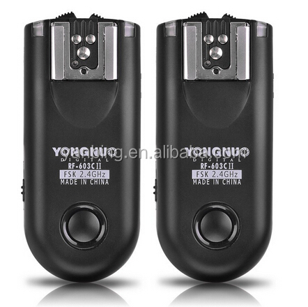YONGNUO беспроводной камера спуска затвора и Fash триггер RF-603II C3 для Canon 5DIV 6DII 80D