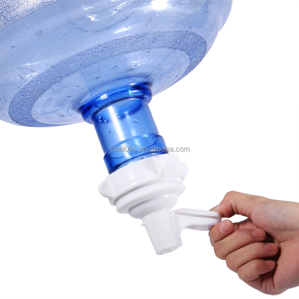 Шт. 1 PC пластик Spigot воды дозатор крана верхний клапан Сменные флаконы простое устройство белый