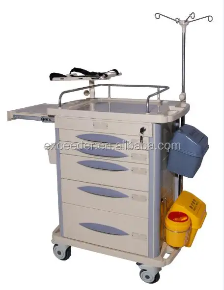 health medical emergency crash cart trolley equipment