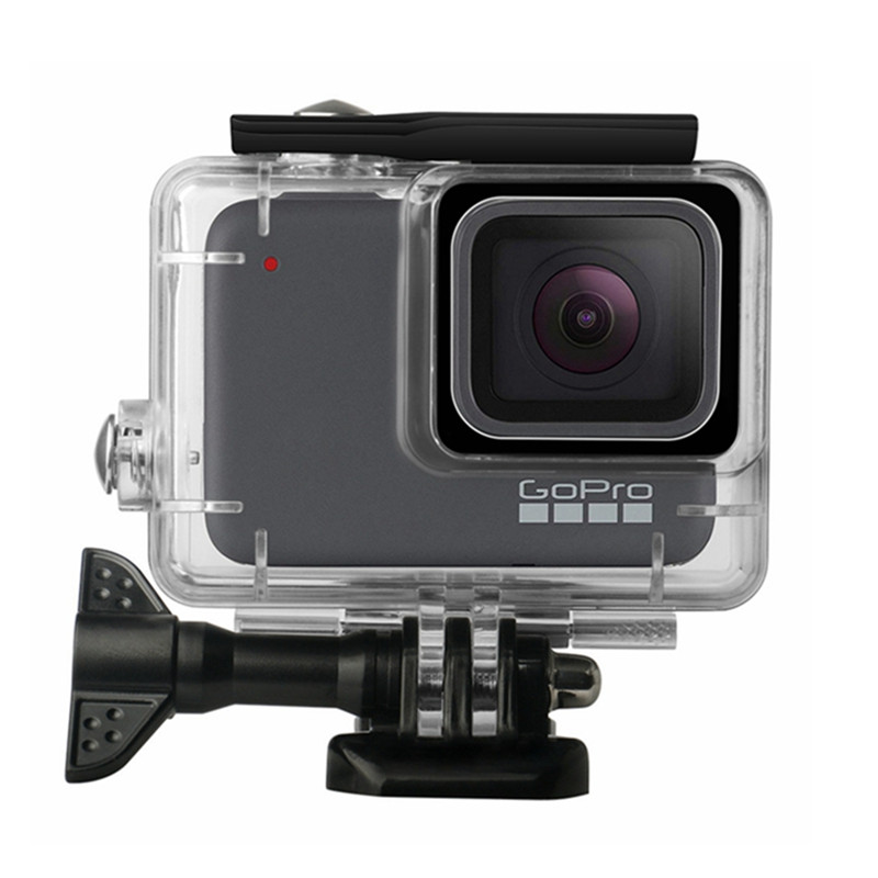 Горячая продажа 45 м водонепроницаемый чехол для GoPro Hero7 белый/серебристый корпус для экшн-Камеры подводной защиты