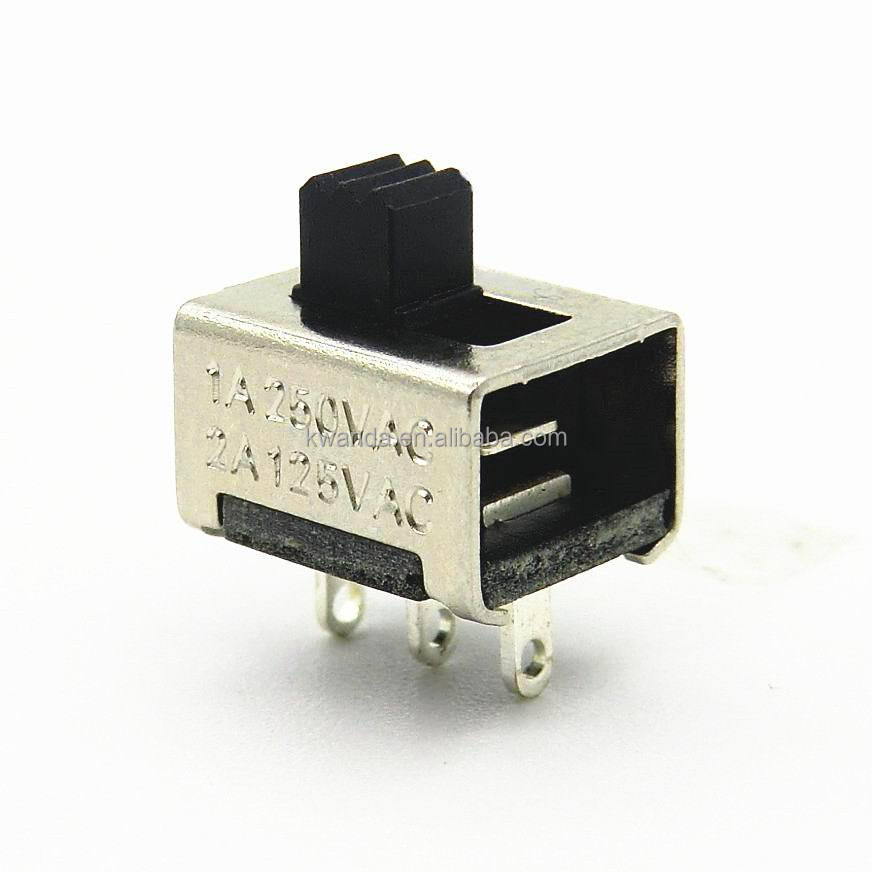 Дорожный вертикальный переключатель скольжения 1P2T 3pin 2,5, 2 положения